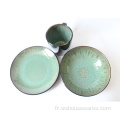 STONWARE 16PCS Reactif Glaze Dinner Ensemble